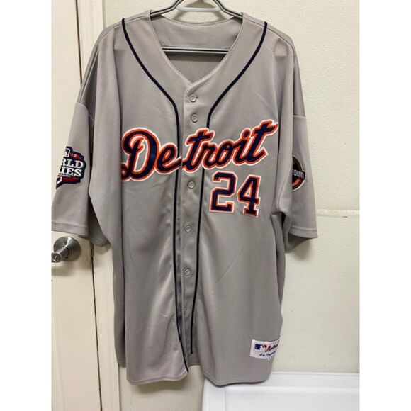 Miguel Cabrera 2012 Detroit Tigers World Series Triple Crown Jersey 60 - Picture 1 of 6